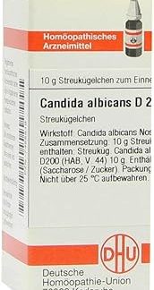 DHU Candida albicans D200 Spreading Balls 10 g Globules