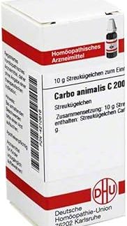 Carbo Animalis C200 DHU Globules, 10 g Globules