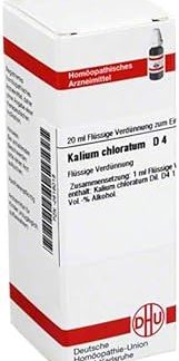 DHU Potassium Chloratum D4 Dilution, 20 ml Solution