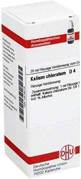DHU Potassium Chloratum D4 Dilution, 20 ml Solution