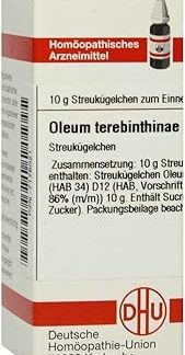 Oleum Terebinthinae D 12 Glo 10 g