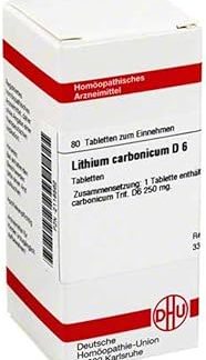 DHU Lithium Carbonicum D6 Tablets, Pack of 80 Tablets