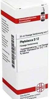 DHU Phytolacca D12 Dilution, 20 ml Solution