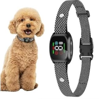 Vibration Collar for Dogs - Dual Microphone AI Filter - Indoor/Outdoor Training