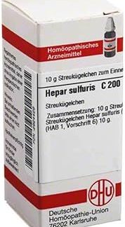 DHU Hepar sulfuris C200 Litter Balls 10 g Globules