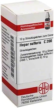 DHU Hepar sulfuris C200 Litter Balls 10 g Globules