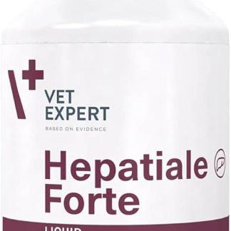 VetExpert Hepatiale Forte Liquid Supplementary Feed for Dogs, 250 ml, Supports Liver Function, with Milk Thistle + Artichoke