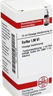 DHU Sulfur LM VI Dilution, 10 ml Solution