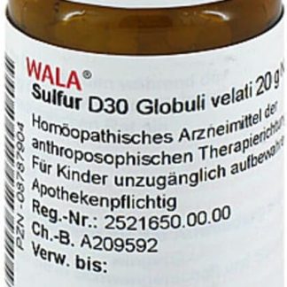 SULFUR D 30 Globules 20 g