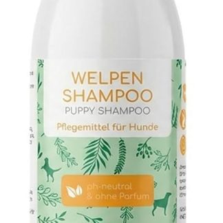 Sensitive Puppy Shampoo for Dogs - pH Neutral, Perfume Free, for Long Hair and Short Hair, 100% Vegetable Active Ingredients - For Dandruff, Itching and Mites, 100 ml