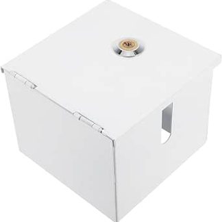 GARVALON Waterproof Type Outdoor Socket Box Made of Robust Iron Rainproof Protection for Home Garden and Parking Space Elegant Durable Flush-Mounted Junction Box for Safe Power Supply