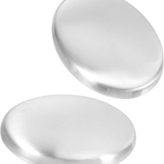 Pack of 2 Soap Metal Odour Absorber Kitchen Odour Absorber Soap Metal Soap for Home Soap Bar Odour Removal Soaps for Cooking Fish Odour Remover Stainless Steel