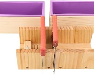 Soap Making Tools Wooden Shapes Box Reusable Silicone Templates and Professional Cutter Cold Process Manufacturing Accessories