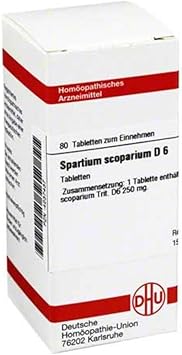 DHU Spartium Scoparium D 6 Tablets Pack of 80 Tablets