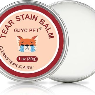 GJYC PET Pet Tear Stain Remover Balm - 1oz (30g) Natural Herbal Eye Care for Dogs and Cats - Gently Cleanses and Restores Radiant Eyes