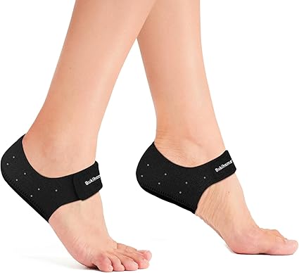 Bukihome Plantar Fasciitis Heel Protectors, Gel Heel Cups for Men and Women, Pain Relief, Heel Inserts for Achilles Tendonitis, Dry Cracked Heel Support Cushion, EU Size 36-41