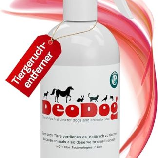 DeoDog Odour Remover Against Dog Odour, 500 ml - Spray Dog Perfume Directly into the Coat, Without Fragrances - Quickly & Effectively Neutralises Strong Odours on Fur, Upholstery, Dog Beds & in the