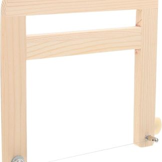 Zerodeko Holz Seifenschneider Langlebig mit Rutschfestem Sockel Multifunktional für Handgemachte Seife und Butter Tragbar DIY Cutter für Effiziente Seifenherstellung