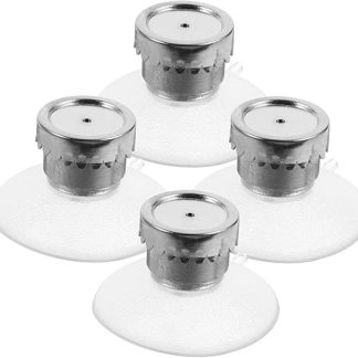 VALICLUD Magnetic Soap Holder Metal No Drilling for Bathroom Wall Mounting Pack of 4 with Strong Hold and Compact Design