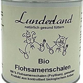 Lunderland Organic psyllium husks 150 g, 100% organic psyllium husks (Psyllium), ground and without other additives
