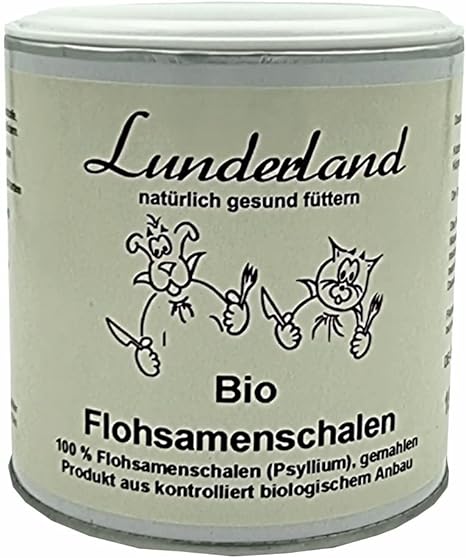 Lunderland Organic psyllium husks 150 g, 100% organic psyllium husks (Psyllium), ground and without other additives