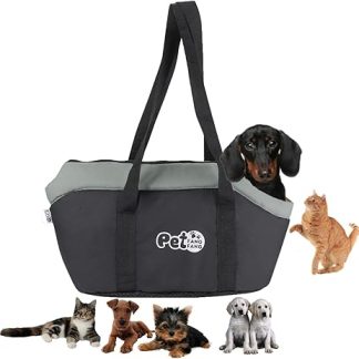 Winter Sling Dog Cat Carry Bag Adjustable Portable Dog Carrier Bag Widened Thickened Transport Bag Breathable Pet Bag Safety Belt Dog Bag Pet Outdoor
