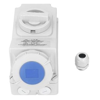 32A Waterproof Outdoor Socket 3 Pin Locking Switch Socket Locking Socket Industrial Socket 220-250V