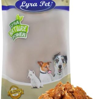 Lyra Pet® 1 kg wrap with chicken meat and fish, tasty chew snack, reward and training snack, protein-rich treat for all dogs, low-fat dog food, resealable