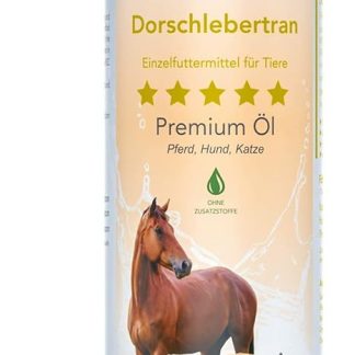 Mahu Natur Cod Liver Oil for Dogs and Cats, 1 Litre, Natural Barf Oil Additive, Cod Oil for Dogs with Lots of Omega 3 (EPA + DHA) & Vitamins, in Recyclable Tin