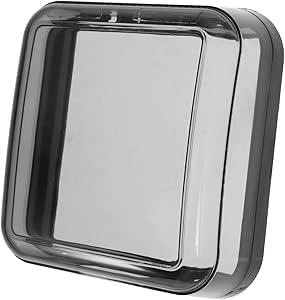 SHINEOFI Protective cover for sockets and child-safe rain cover for sockets, cover for double sockets, tool-free installation, robust construction for home and garden