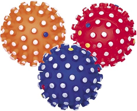 Nobby Vinyl Ball Classic with Squeaker Assorted Colours Diameter 12 cm