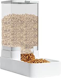 Goowafur Automatic Cat Feeder Automatic Dog Feeder Car Water Food Pet Feeder 3.8 L Water Dispenser for Dogs and Cats, Gravity Feeder