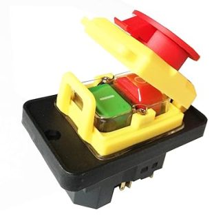 KEDU KJD18 5 Pins Waterproof Electromagnetic Push Button Switch Work Safety Push Button Switch 250V 15(12) A