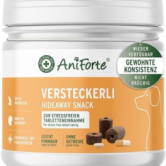 AniForte Dog Hideaway Lis 40 Pcs/250g - Malleable Dog Snack for Hiding Tablets & Capsules, Easy & Stress-Free Pill Taking for Dogs