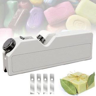 Edger Beveler Cold Soap Planer - Handmade Soap Trimmer with 4 Edges Trimming Knife for Square and Round Cold Soap Candle Making