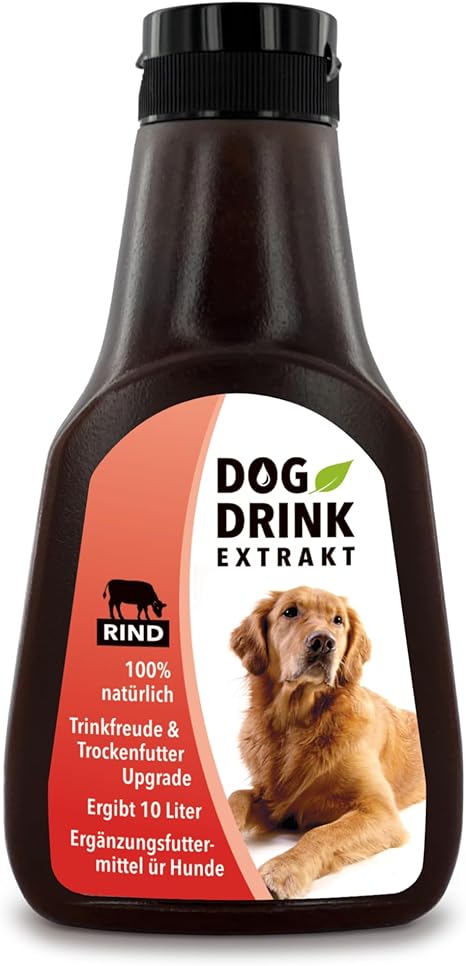Dog Drink - More Drinking Joy & Better Food Intake for 10L Broth for Dogs, 100% Beef Extract, for More Liquid & Tastier Dry Food