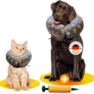 AVIDA ZEN Collar Dog & Cat, Dog Collar Lick Protection, Neck Collar Soft After Surgery, Protective Collar Various Sizes, Collar for Dogs and Cats (L)