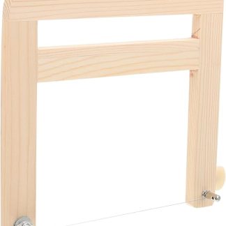 NOLITOY Wooden Soap Cutter Reusable Robust Butter Soap Slicer for Even Clean Cutting Versatile Craft Tool for Soap Making and Household