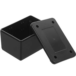 COLLBATH Weatherproof plastic electrical junction box, compact cable distributor, 70 x 50 x 40 mm, protective housing for outdoor use and lighting projects