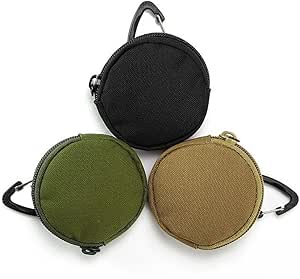 mkemka Pack of 3 Treat Bags for Dogs Snack Bag Dog with Carabiner Small Food Bag Dog Training Treat Bag for Headphones, Storage