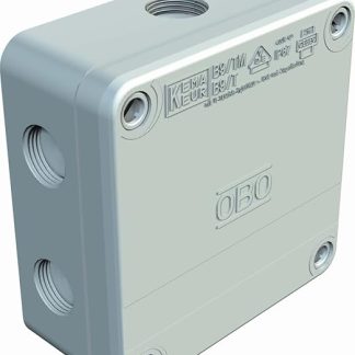 Obo-bettermann Watertight Junction Box for Systems with Fixed Connections - IP67, B9/TM, Hollow, Polypropylene