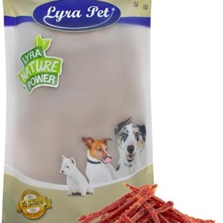 Lyra Pet 1 kg Duck Breast Sections, Tasteful Chew Snack, Treats Also for Puppies and Older Dogs, Low-Fat Dog Food, Well Tolerated, Resealable Bag