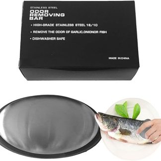 Steel Soap - Odour Remover - Metal Soap Oval - Kitchen Odour Removal Tool for Kitchen