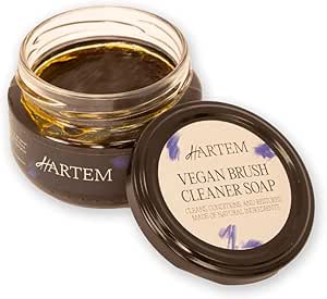 Hartem - Cream Soap and Vegan Conditioner for Makeup and Art Brushes, Thoroughly Clean and Restore with Vegetable Oils to Protect Your Brushes 100g