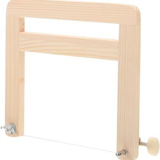 NUOBESTY Soap Cutter for Household Use Reusable Butter Cutter Tool Robust Wood Soap Cutter for Homemade Soap Making Portable for Creative