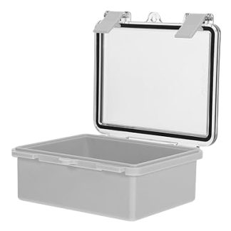 Cabilock Waterproof Electric Box for Outdoor Use Junction Box with Hinged Lock Solution for Emergency Repairs Temporary Wiring Durable for Garden Lighting Construction Projects