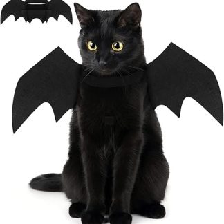 Crewell Halloween Props Pet Dog Cat Bat Wing Cosplay Prop Halloween Vampire Bat Fancy Dress Costume Outfit Wings