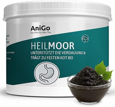 AniGo Healing Moor for Dogs 500 g - Improves Faecal Texture, Optimal Digestion, Immune System, Gastrointestinal Activity, Appetite Stimulation I Natural Healing Clay Moor for Dogs
