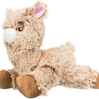 Trixie Alpaca Plush Toy, Cuddly Dog Toy Made of Soft Plush for Pets, Robust Dog Toy, 22 cm, No Voice, Alpaca as Cuddly Toy for Small and Large Four-Legged Friends, 35677