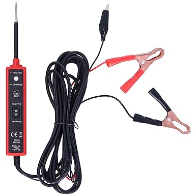 Aramox Power Circuit Tester, 6-24 V Electrical Circuit Tester Detector Professional Car Diagnostic Tool with 14.8 Feet Cable